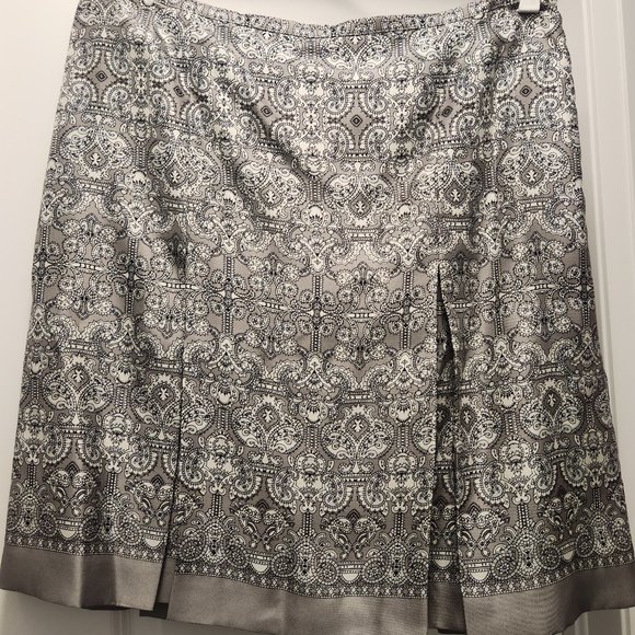 Ann Taylor Loft silk skirt size 12 - Picture 1 of 4